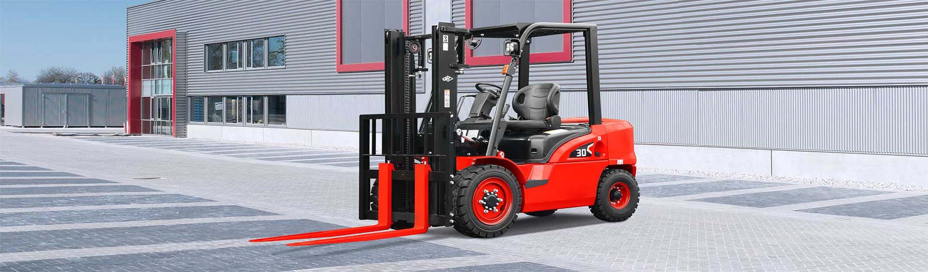 Forklift hire Purley unloading pallets from a commercial truck