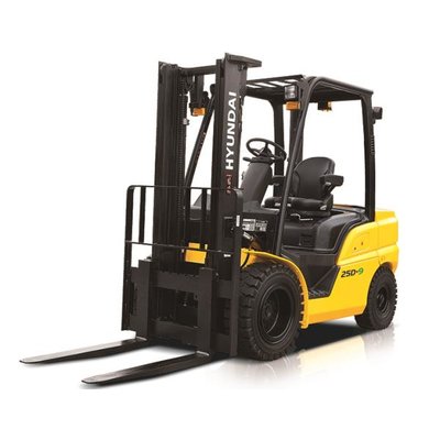Forklift unloading pallets from a truck in Purley